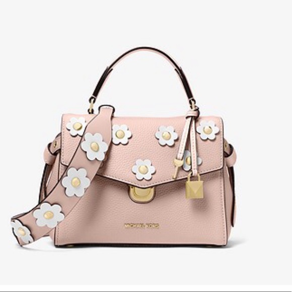 Michael Kors | Bags | Micheal Kors Floral Flowers Pink Strap | Poshmark